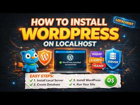 How to Install WordPress on Localhost - Better Than XAMPP | Free Custom Domain 2026