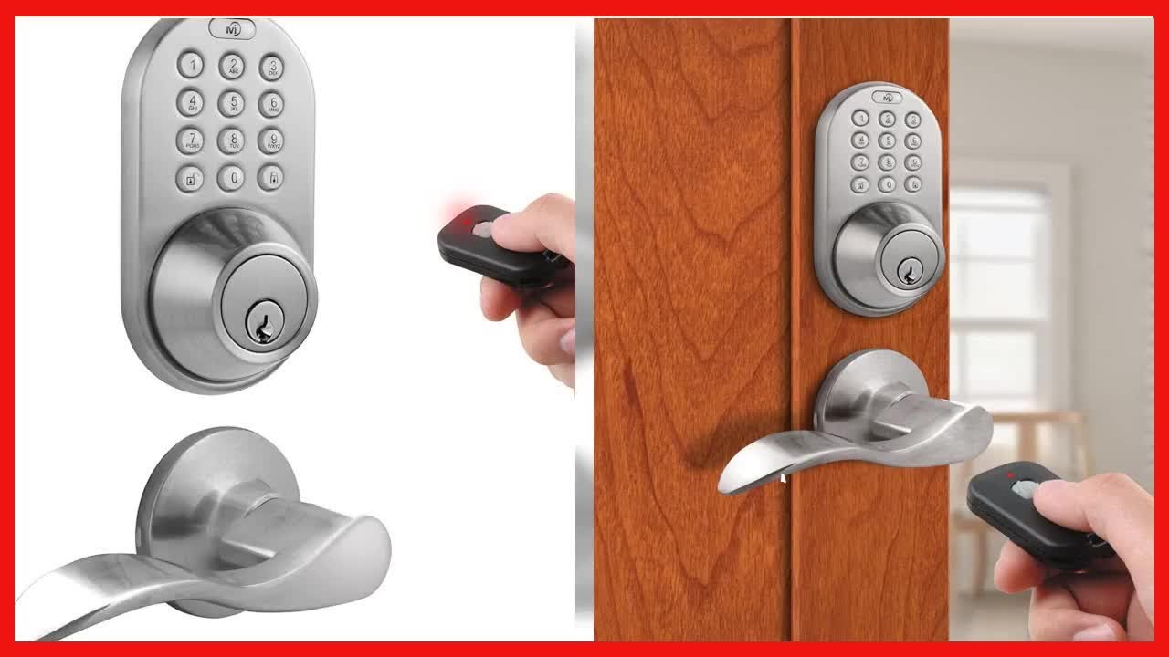 MiLocks XFL-02SN Digital Deadbolt Door Lock and Passage Lever