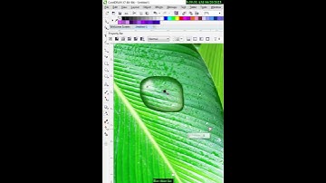 vẽ giọt nước trong corel