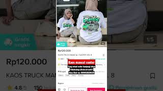 Kaos truck canter mania #jovlog #short #truktanah