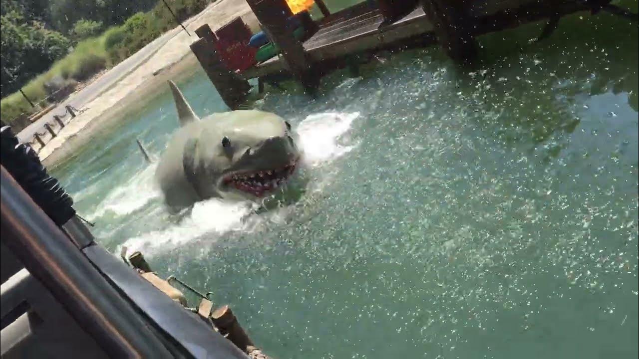 Universal Studios La atracción de TIBURÓN YouTube