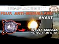 Feux antibrouillards toyota corolla verso ii 136 d4d