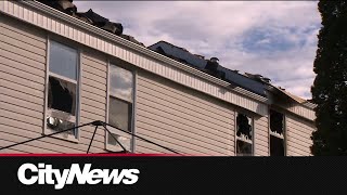 Four St. Albert families lose homes to Friday night fire