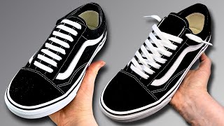 How To Lace Vans Without Tying (2 SLIP ON HACKS)