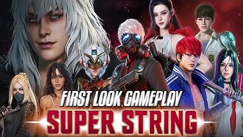 SUPER STRING on SAMSUNG GALAXY TAB S6 LITE iOS/Android First Look Gameplay