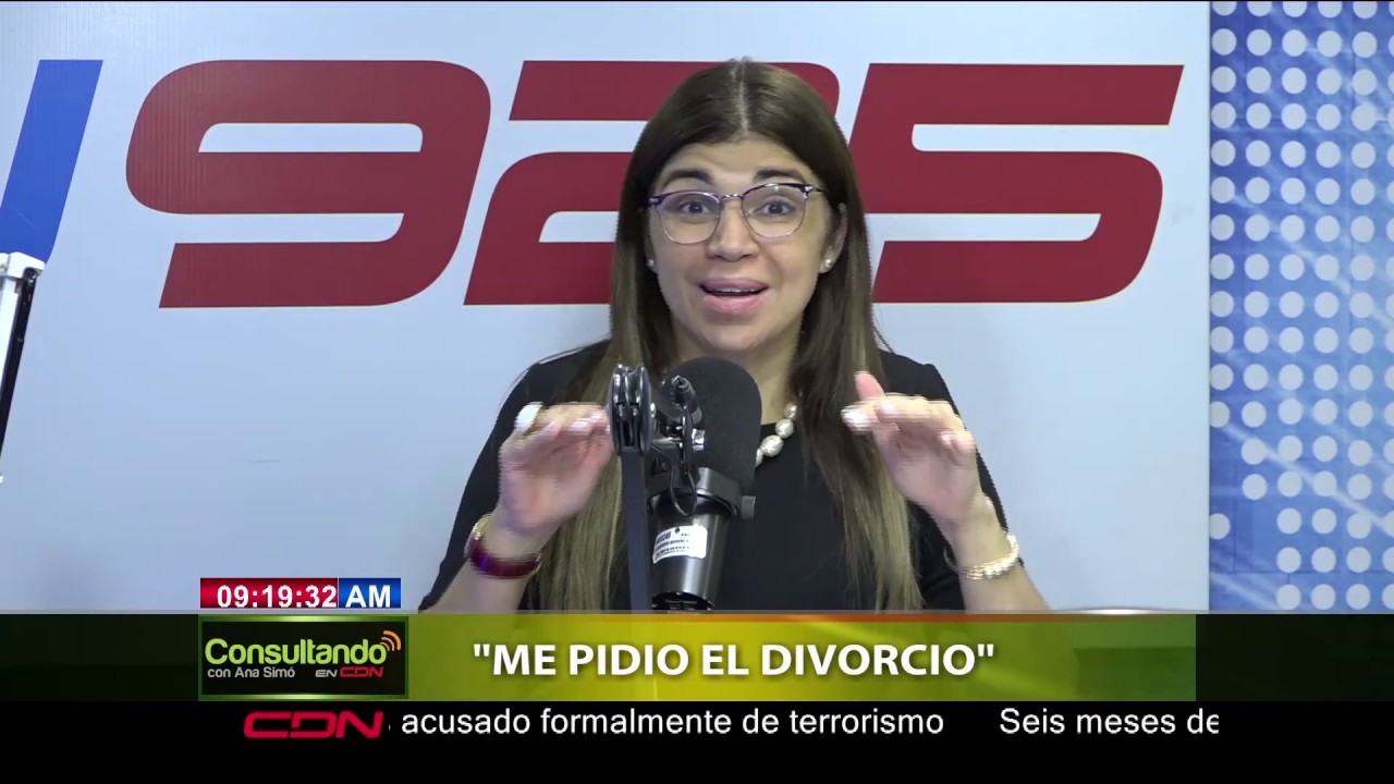 Consultando con Ana Simó. Tema: Me pidió el divorcio