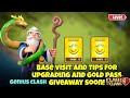 Clash of Clans Live BASE Visit and Gold Pass Giveaway