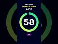 60/10 Interval Timer