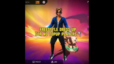 Thumbnail of No top up Dress Combination Freefire || Freestyle Dress Combination no top up ||