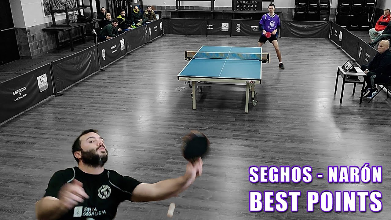 Table Tennis Best Points 🏓👌 Match Seghos Narón YouTube