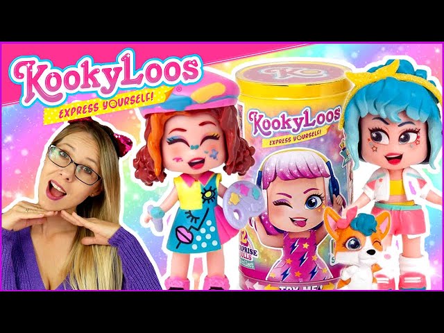 KOOKYLOOS Sammelpuppe Mit Modischen Accessoires – 3 Wechselbare Gesichter, Inkl. Schuhe, Outfit & Spielzeug
