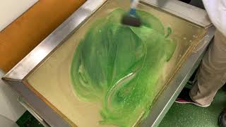 【製造風景】メロン飴の作り方/ How to make handmade melon flavor candy / Kyoto /Japan