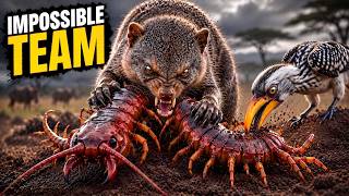 Why Do Hornbills Wake Sleeping Mongooses Every Morning? | Africa's Smartest Wildlife Partnership!