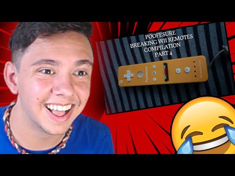 HE IS SO MEAN!!! 😂 | Poofesure Breaking Wii Remotes Compilation Part 4 Reaction!!!