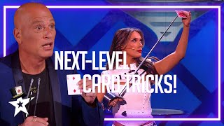 13 Mind Blowing Card Tricks on Got Talent!