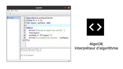 Algo IDE - Editeur et Interpréteur d