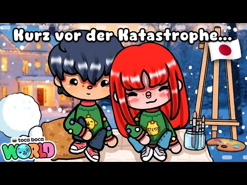 A romantic day in the Christmas cabin was interrupted... 🎄 Toca Boca Japan Story German 🇯🇵