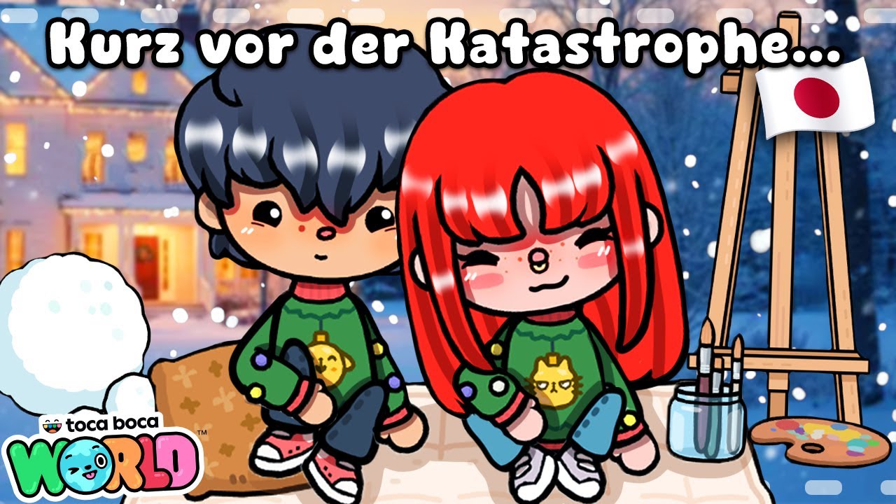 ROMANTISCHER TAG IN DER WEIHNACHTSHÜTTE wurde UNTERBROCHEN... 🎄 Toca Boca Japan Story Deutsch 🇯🇵