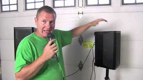 Comparing mic and line input on powered speakers: by John Young #dj #sound