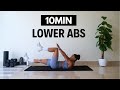 10 min LOWER ABS WORKOUT ➡ Lower Belly Fat Burn at Home 🔥