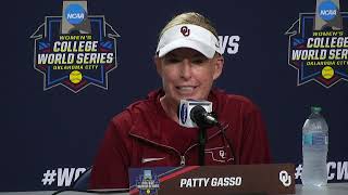 2024 Women's College World Series Oklahoma Postgame Press Conference