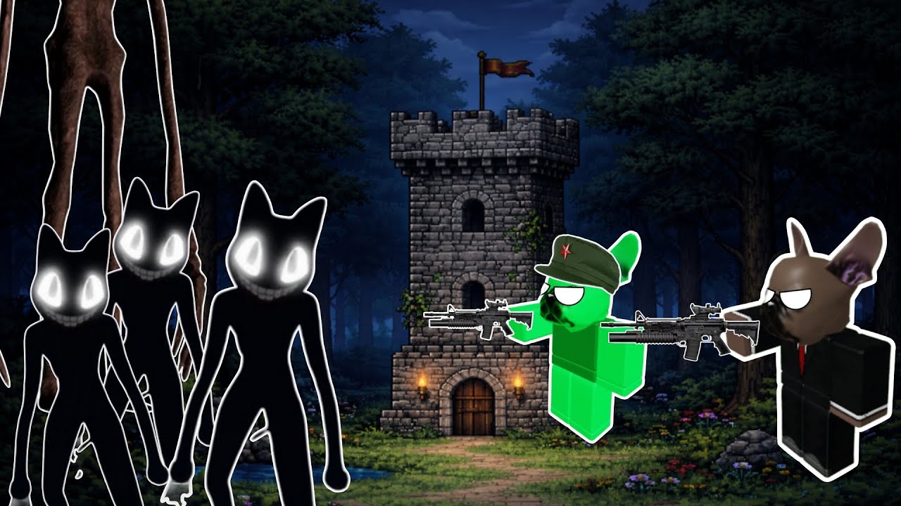 Atacando 2 oleadas de siren head legado!!