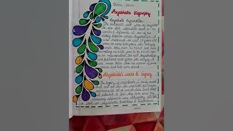 Aryabhatta the mathematician astronomers project file