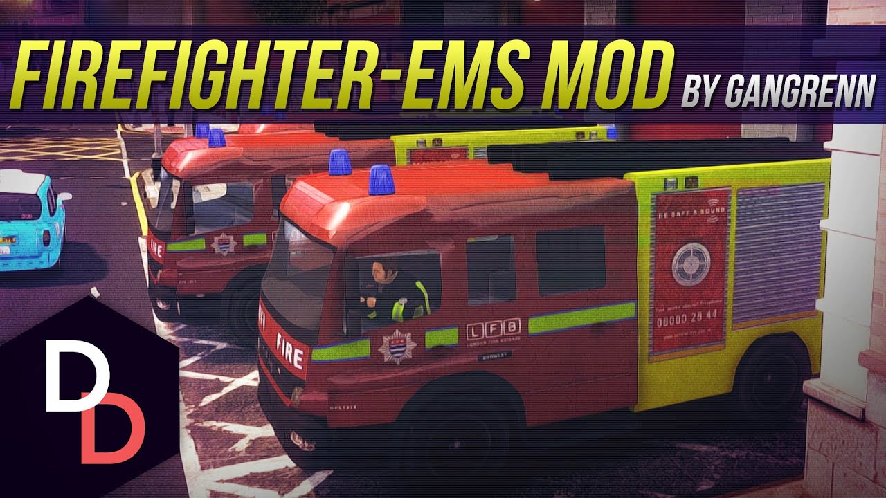Firefighter/EMS Mod #6 - London Fire Brigade - GTA IV British
