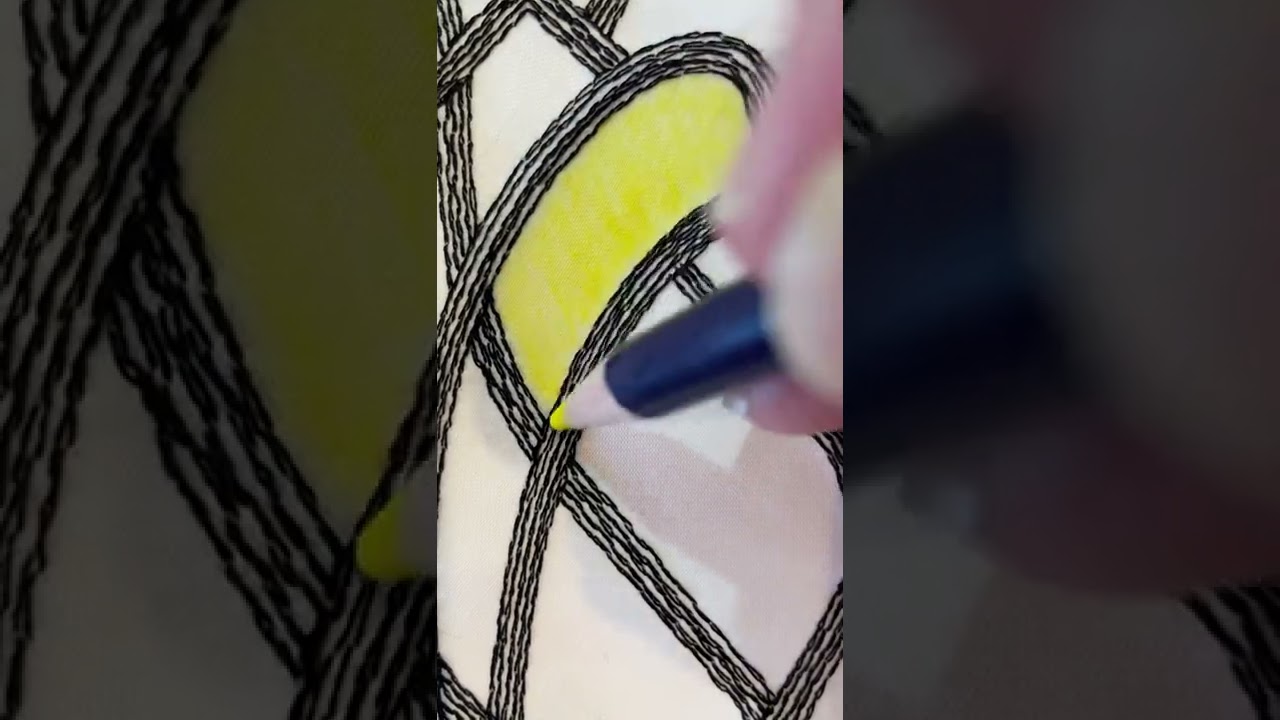 Cute Stained Glass Set to Color From Embroidery Library YouTube