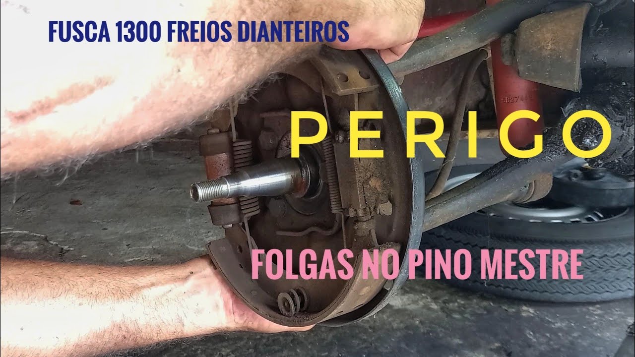 😱 Perigo grande folga  pino mestre suspensão dianteira 