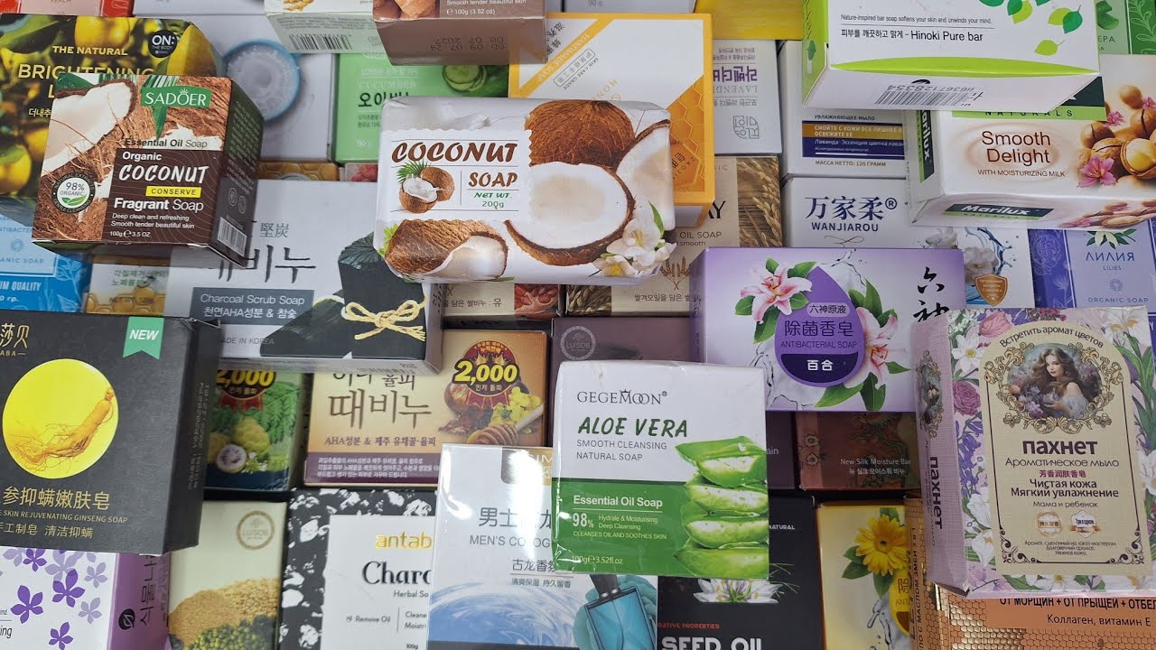 Распаковка мыла производство Корея,Китай Unpacking soap made in Korea and China Часть1🤔