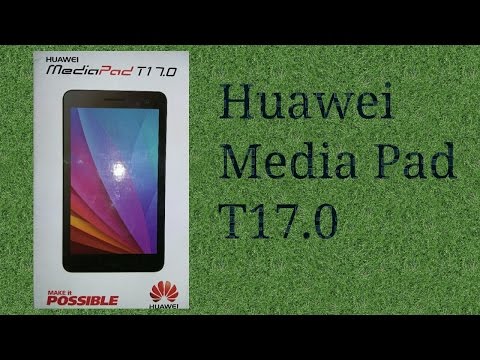 Unboxind Huawei Mediapad