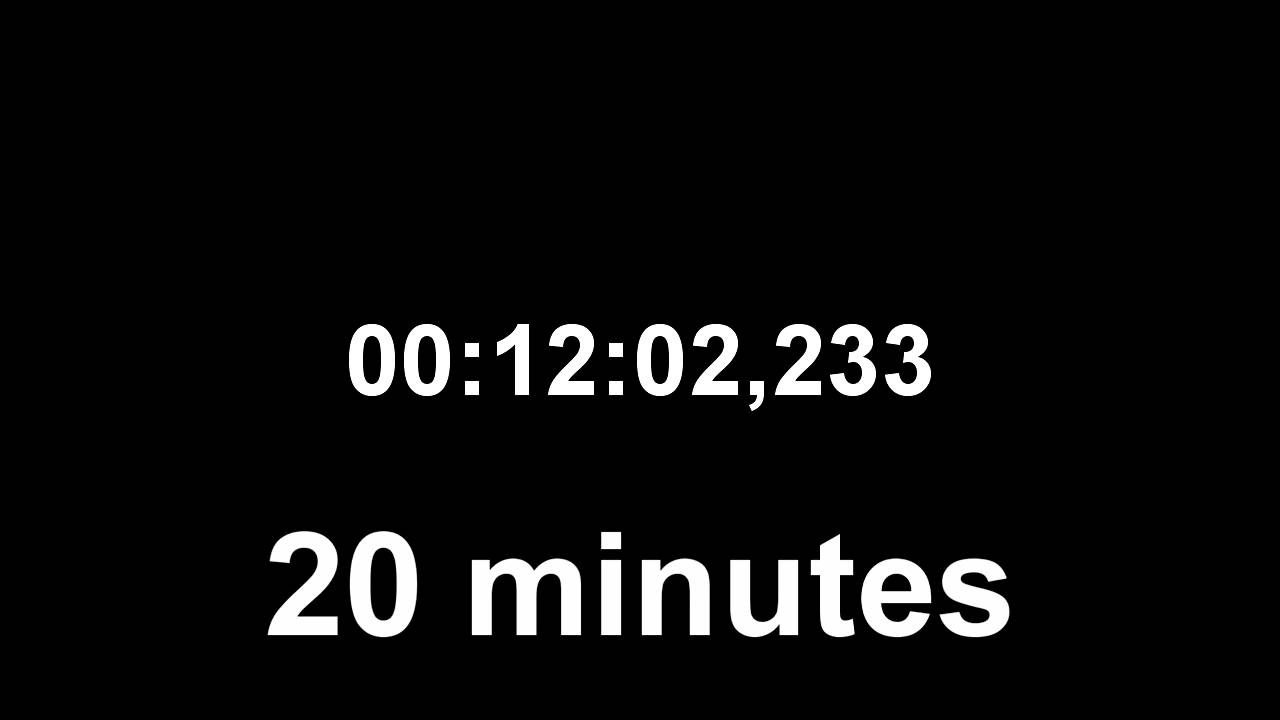 20 minute timer youtube