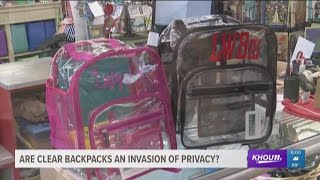 Some Houston area students believe backpacks could be an invasion of privacy
