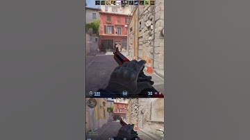 Perfect Double Spray Pattern To Hold Off Rush #cs2 #shorts #shortsviral #csgo #inferno #m4a4 #fps