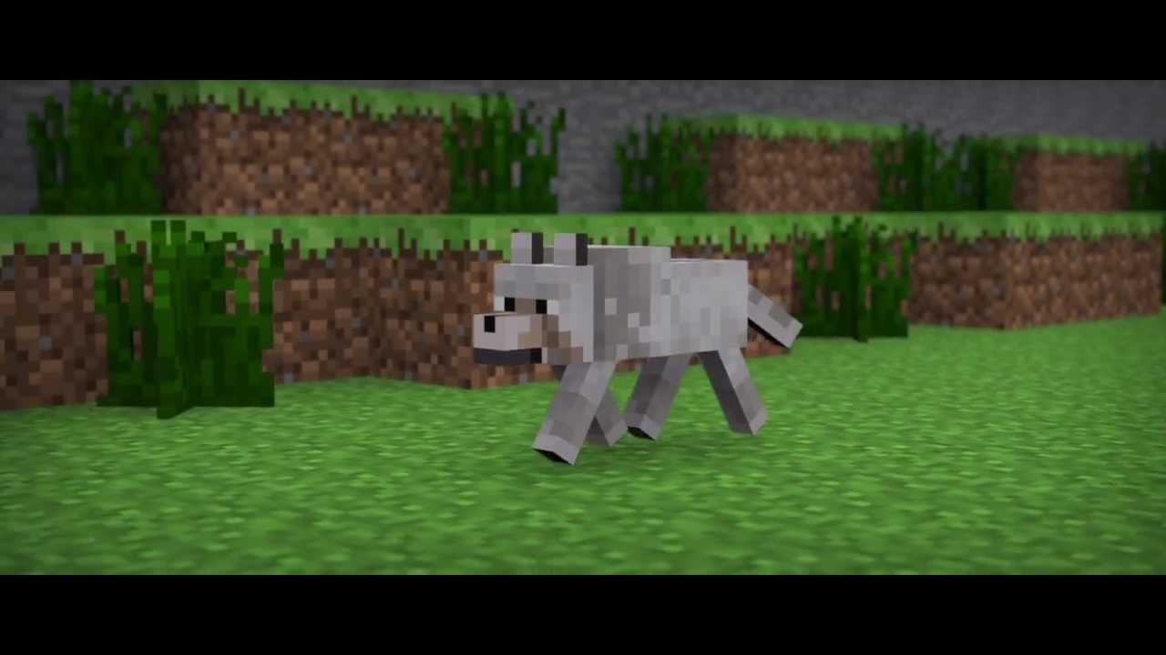 Minecraft Animation Wolf Walk Minecraft Mine Minecraft Animation