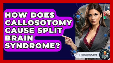 How Does Callosotomy Cause Split Brain Syndrome? - Strange Science HQ