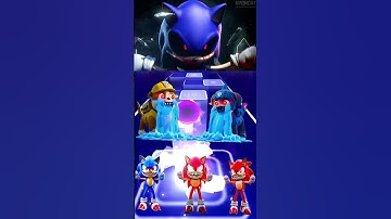 Thumbnail of Sonic Exe 🆚 Knuckles Exe Sonic 🆚 Sonic 3 X Dance Song Tiles Hop EDM Rush #sonic3 #sonic #tileshop