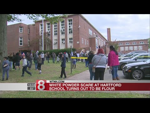 Flour at Hartford elementary school prompts response from emergency officials