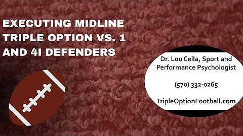Executing Midline Triple Option v. 1 and 4i on the Same Side #flexbone #airforcefootball