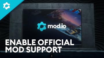 Enable official mod support in your games with mod.io
