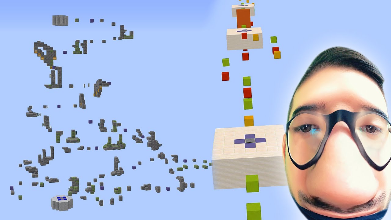 ТАЗИ КАРТА ВИ УЧИ НА MINECRAFT ПАРКУР