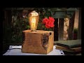 ▶️ Cómo Hacer Lámpara Estilo Vintage de Madera 💡 DIY Vintage Lamp