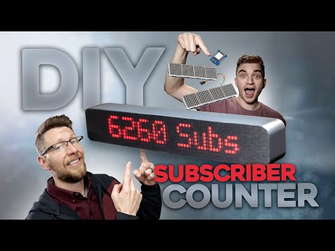 YouTube Subscriber Counter Clock - DIY Build less than $20!