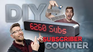YouTube Subscriber Counter Clock - DIY Build less than $20!