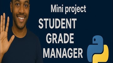 Python Series Mini project  Student Grade Manager