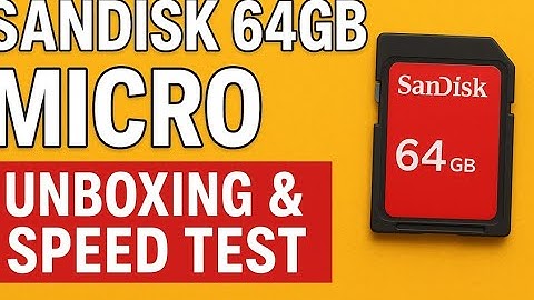 SanDisk 64GB SD Card Unboxing & Speed Test 🔥 | Best Memory Card for Camera & Mobile | AMSOPRODUCT