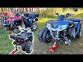 Polaris Hawkeye mönkijän korotus isommilla 25" renkailla
