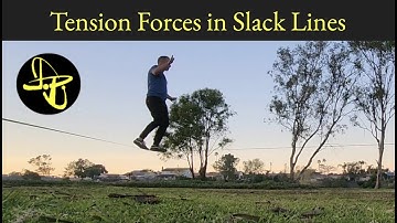 Physics of the Slackline!  Tension Forces in Slack Lines