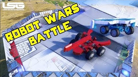 Space Engineers - ROBOT WARS MINI BATTLE !!!